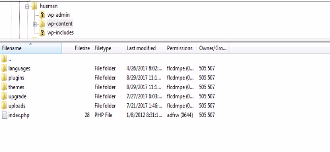 برنامه FTP - غیرفعال سازی افزونه ها