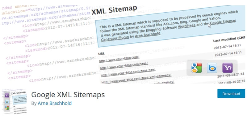 افزونه XML Sitemaps
