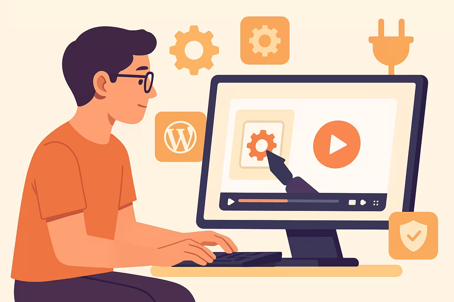 آموزش ویدیویی نصب افزونه در وردپرس