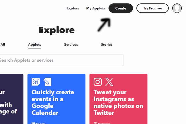 ایجاد اکانت