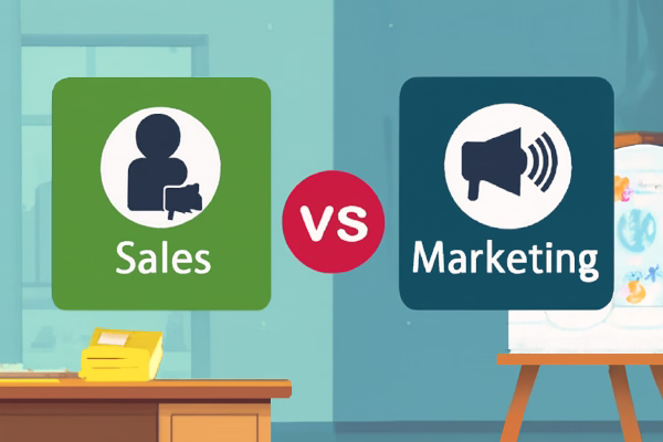 تفاوتهای کلیدی بازاریابی و فروش در کسبوکار