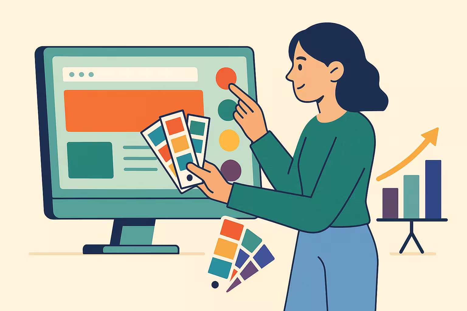 تاثیر رنگ در وبسایت