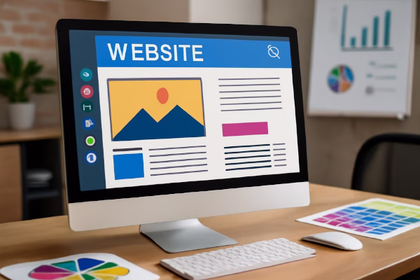 طراحی گرافیکی در ظاهر سایت