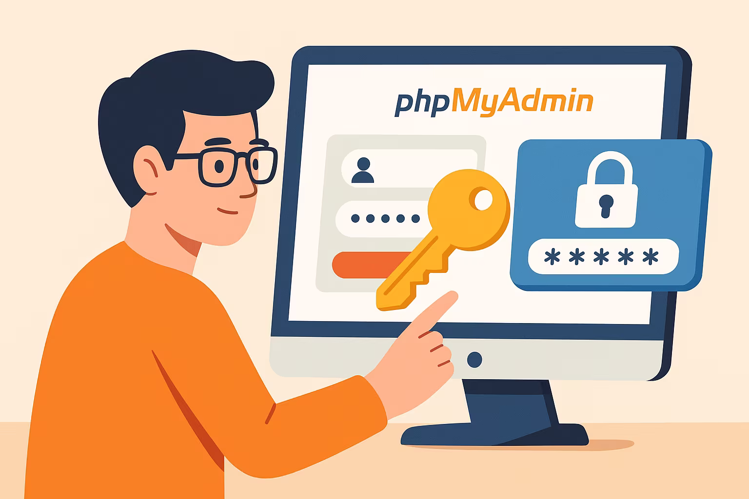 تغییر رمز وردپرس با phpMyAdmin