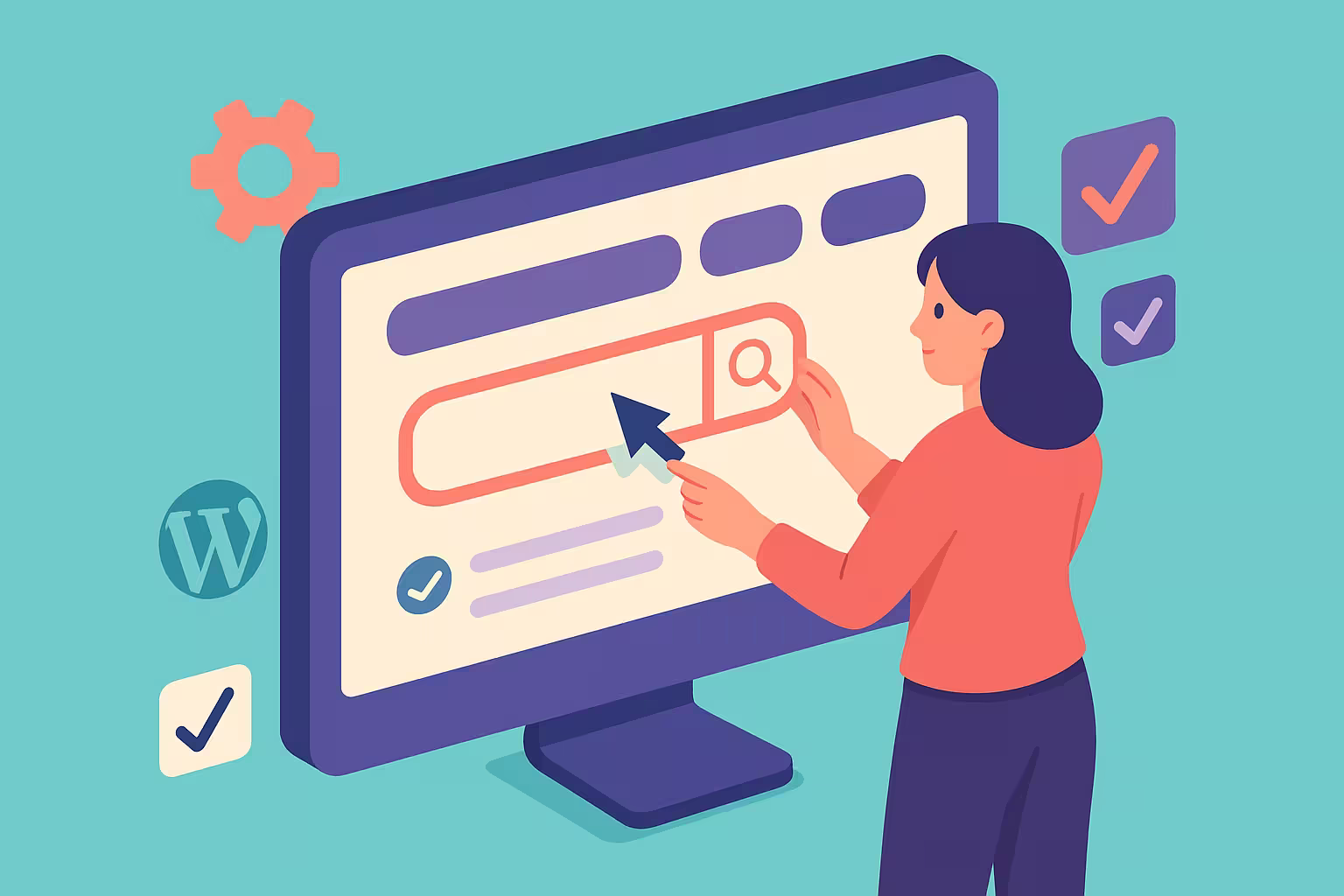 نوار جستجو در سایت