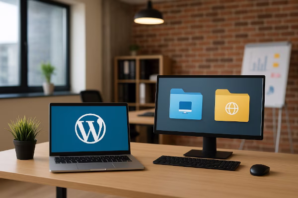 تنظیمات اولیه و ورود به وردپرس