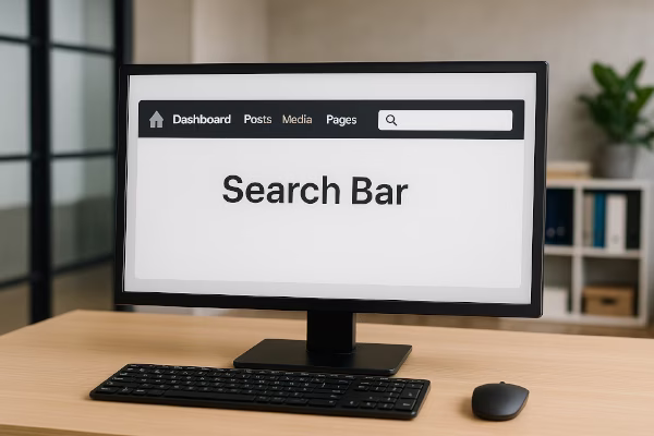روشهای افزودن نوار جستجو به منوی وردپرس