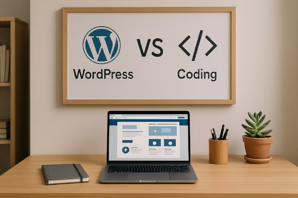 تفاوت طراحی سایت با وردپرس و کدنویسی