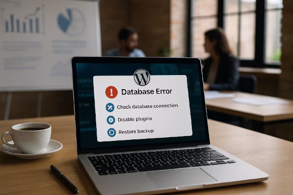 روشهای حل خطا پایگاه داده وردپرس
