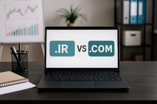 تفاوت دامنه ir و com چیست؟ کدام بهتر است؟