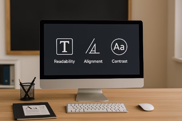 نکات کلیدی برای انتخاب فونت مناسب در طراحی سایت