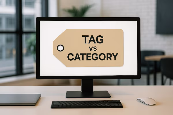 برچسب یا تگ در وبسایت چه تفاوتی با دستهبندی دارد؟