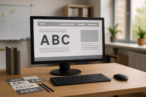 چرا انتخاب فونت مناسب برای طراحی سایت اهمیت دارد؟