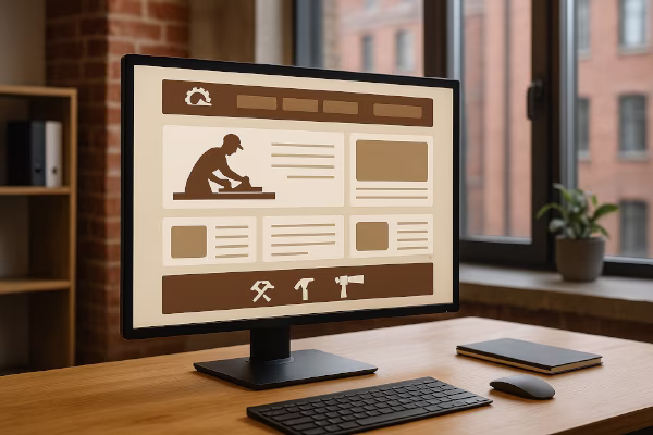 نکات مهم در طراحی سایت نجاری