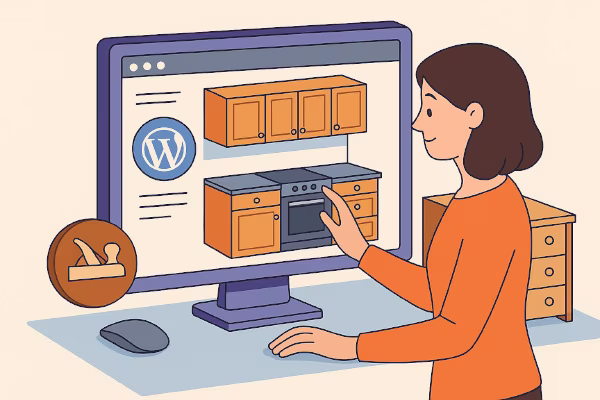 قالب وردپرس صنایع چوب Kitchen Design