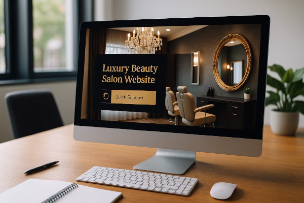 درخواست مشاوره طراحی سایت سالن زیبایی با طراحی لاکچری و پشتیبانی سریع