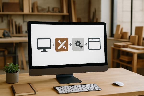 مراحل و نحوه سفارش طراحی سایت صنایع چوبی