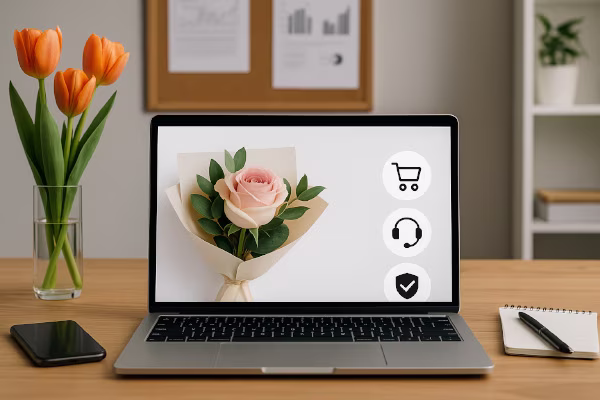 مراحل راهاندازی گل فروشی اینترنتی