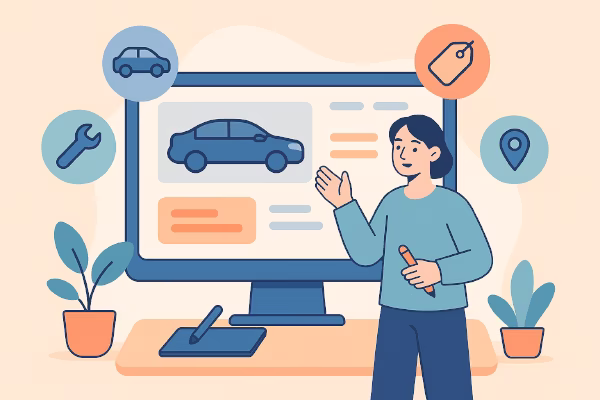 طراحی سایت نمایشگاه اتومبیل فروش و معرفی خودروها