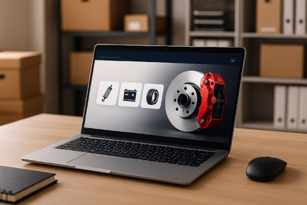 طراحی سایت فروش قطعات یدکی خودرو