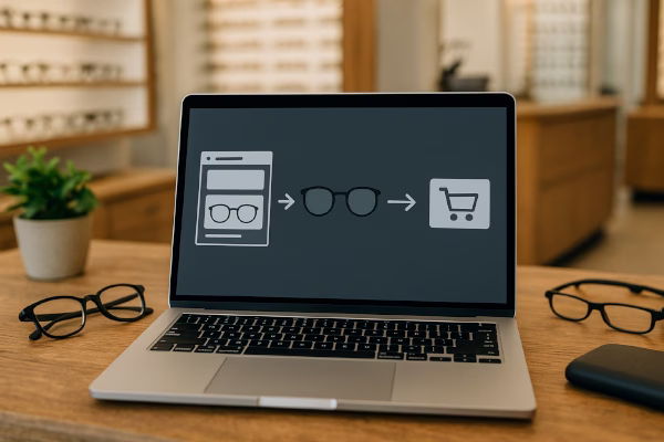 امکانات سایت عینک فروشی