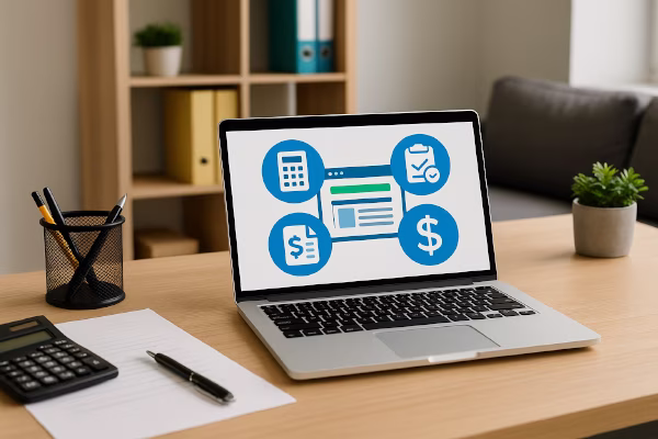 امکانات پیشنهادی برای سایت مالی و مالیاتی