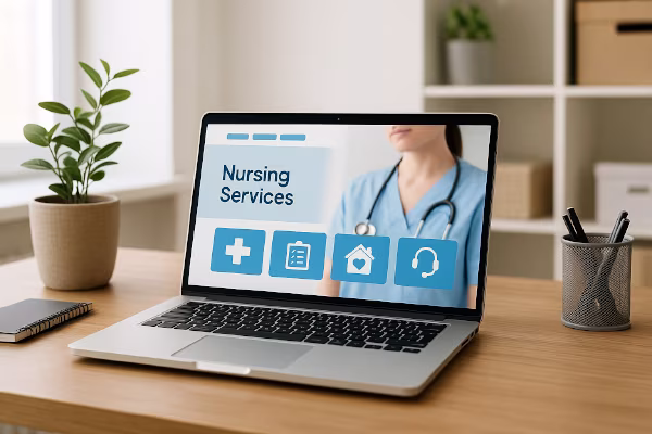 ویژگیهای کلیدی طراحی سایت خدمات پرستاری