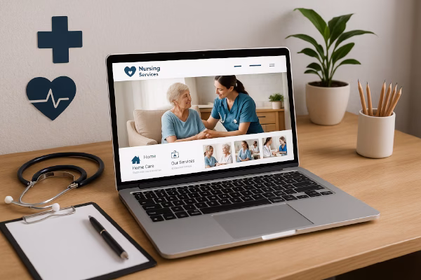 هزینه طراحی سایت خدمات پرستاری