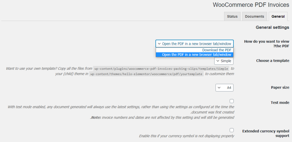 پرینت و ذخیره اطلاعات محصول با افزونه WooCommerce PDF Invoices & Packing Slips