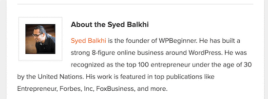 افزونه باکس نویسنده وردپرس