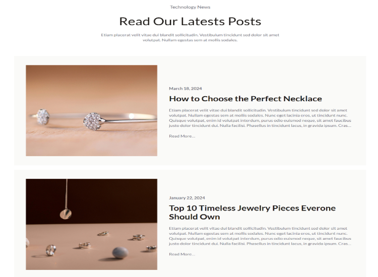 Electronics Store eCommerce posts