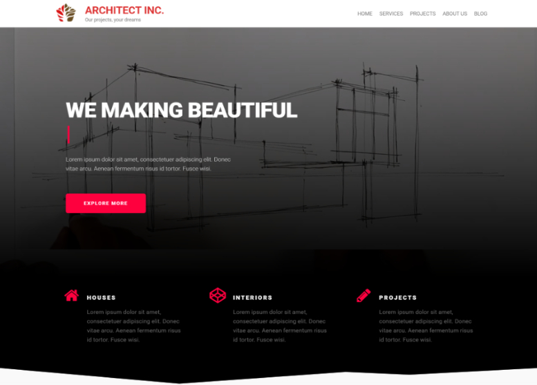 architect demo of Futurio