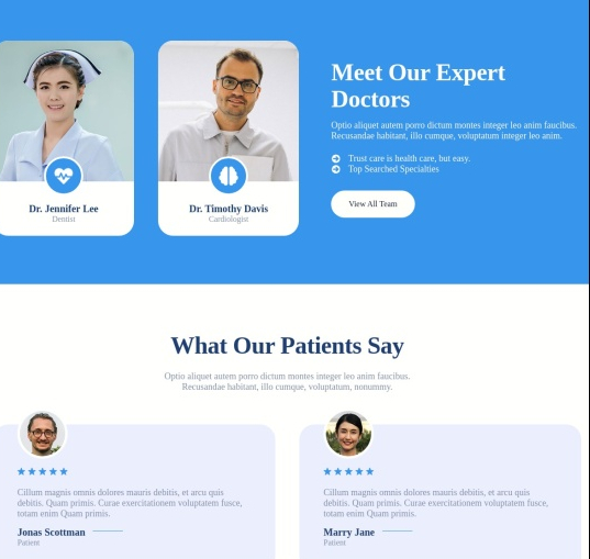 Blockskit Medical Health demo